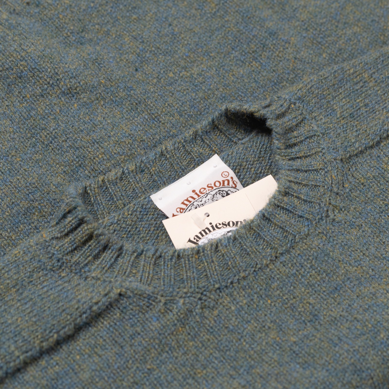 Jamieson's Crewneck Saddle Shoulder Sweater